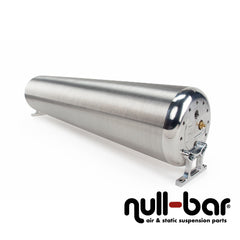 28 FLO Tank - Aluminium Endkappen Mittenteil gebürstet - 71cm