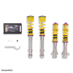 KW Gewindefahrwerk V1 inox (Für Fahrzeuge mit M14 Schraube am VA Federbein unten)