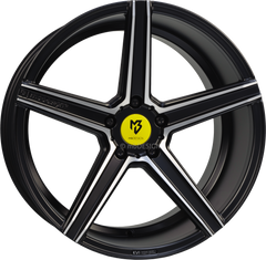 KV1 DC 10.5 x 20" Mattschwarz poliert