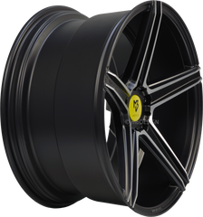 KV1 DC 9.5 x 19" Mattschwarz poliert