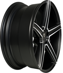 KV1 8.5 x 20" Mattschwarz poliert