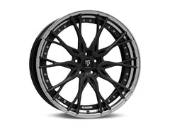mbDESIGN KV3.2 2-tlg | 21×9 ET28 · 5x120 | schwarz stumpfmatt/schwarz glänzend poliert