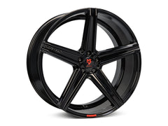 mbDESIGN KV1 DC | 22×11 ET35 · 5x120 | schwarz glänzend