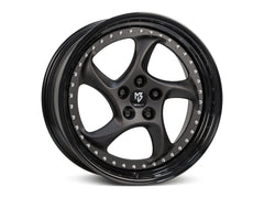 mbDESIGN TURBO Forged 2-tlg | 20×9 ET42 · 5x120 | schwarz stumpfmatt/schwarz glänzend