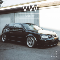 Luftfahrwerk Komplett-Kit inkl. Einbau und Gutachten für VW Golf IV