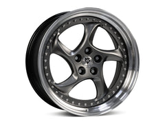 mbDESIGN TURBO Forged 2-tlg | 20×9 ET42 · 5x120 | grau matt/schwarz glänzend poliert