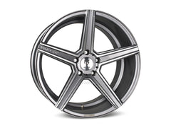 mbDESIGN KV1 DC | 22×10 ET35 · 5x120 | grau glänzend poliert