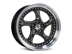 mbDESIGN TURBO Forged 2-tlg | 20×9 ET42 · 5x120 | roh Smoke Lasur/schwarz glänzend poliert