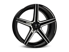 mbDESIGN KV1 | 20×9 ET35 · 5x112 | schwarz glänzend poliert