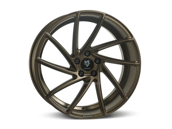mbDESIGN KV2 | 20×8.5 ET42 · 5x112 | bronze seidenmatt