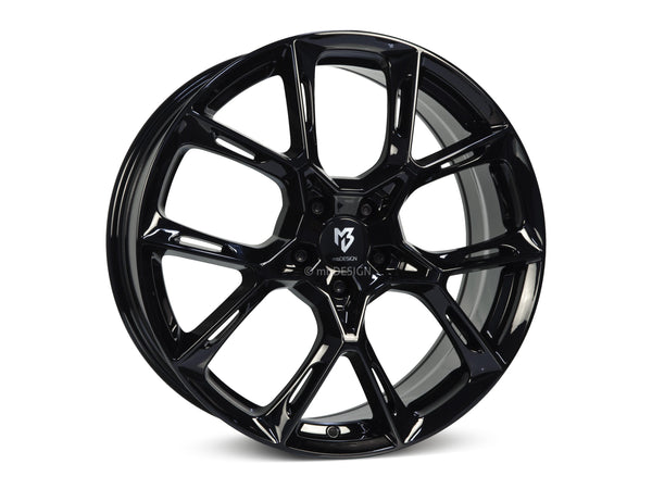 mbDESIGN KX1 | 21×9 ET40 · 5x114.3 | schwarz glänzend