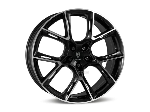 mbDESIGN KX1 | 21×9 ET35 · 5x115 | schwarz glänzend poliert