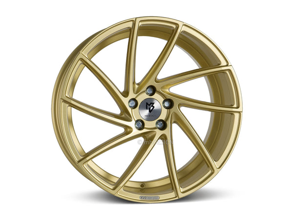 mbDESIGN KV2 | 20×8.5 ET43 · 5x108 | gold glänzend