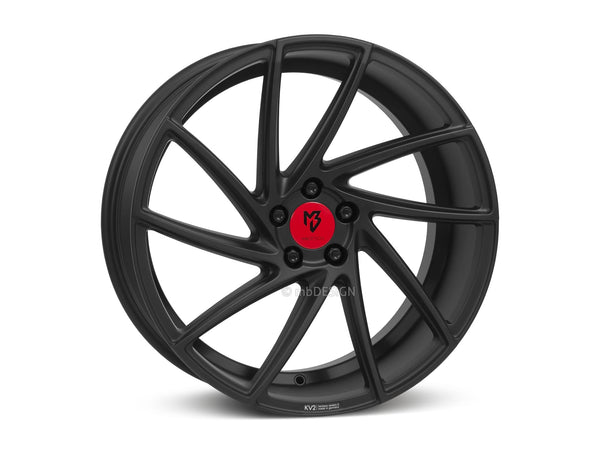 mbDESIGN KV2 | 20×8.5 ET42 · 5x112 | schwarz stumpfmatt