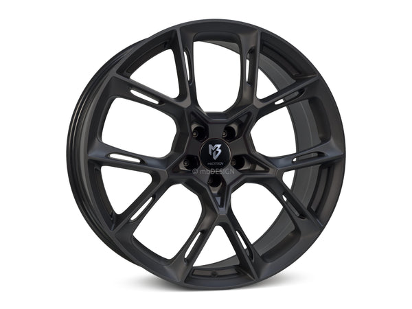 mbDESIGN KX1 | 20×8.5 ET45 · 5x108 | schwarz stumpfmatt