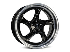 mbDESIGN TURBO | 19×9.5 ET40 · 5x114.3 | schwarz glänzend poliert