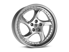 mbDESIGN TURBO S | 19×9.5 ET40 · 5x114.3 | silber glänzend poliert