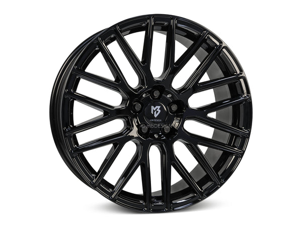 mbDESIGN KV4 | 20×9 ET42 · 5x108 | schwarz glänzend