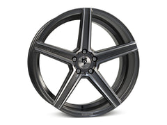 mbDESIGN KV1 DC | 19×9.5 ET35 · 5x112 | grau glänzend poliert