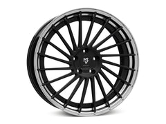 mbDESIGN VR3.2 2-tlg | 21×9 ET35 · 5x112 | schwarz stumpfmatt/schwarz glänzend poliert
