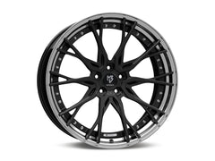 mbDESIGN KV3.2 DC 2-tlg | 21×10.5 ET20 · 5x112 | schwarz stumpfmatt/schwarz glänzend poliert