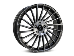 mbDESIGN VR3 | 18×7.5 ET45 · 5x100 | grau matt poliert