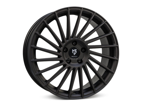 mbDESIGN VR3 | 18×7.5 ET38 · 4x108 | schwarz stumpfmatt
