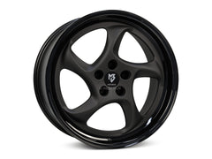 mbDESIGN TURBO | 19×8.5 ET45 · 5x114.3 | schwarz stumpfmatt/schwarz glänzend