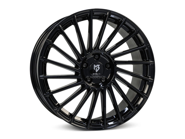 mbDESIGN VR3 | 18×7.5 ET38 · 4x100 | schwarz glänzend
