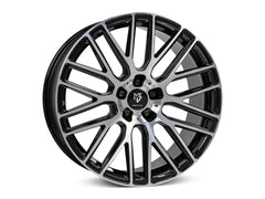 mbDESIGN KV4 | 18×7.5 ET47 · 5x112 | schwarz glänzend poliert