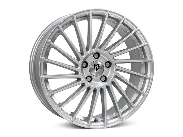mbDESIGN VR3 | 18×7.5 ET38 · 4x100 | silber glänzend