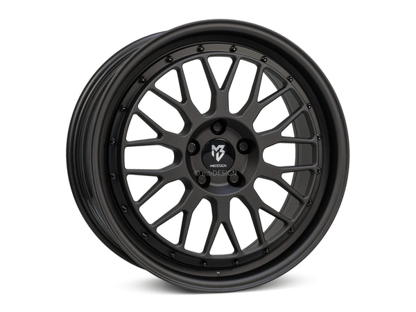 mbDESIGN LV1 | 20×8.5 ET45 · 5x108 | schwarz stumpfmatt