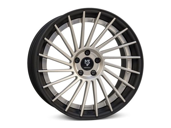 mbDESIGN VR3.2 DC 2-tlg | 20×10.5 ET47 · 5x120 | champagner matt/schwarz stumpfmatt