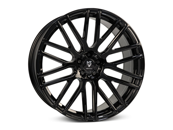mbDESIGN KV4 | 22×8.5 ET40 · 5x112 | schwarz glänzend