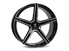 mbDESIGN KV1S DC | 21×10.5 ET35 · 5x112 | schwarz glänzend poliert
