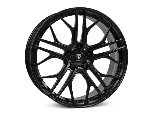 mbDESIGN SF1 DC | 21×10 ET20 · 5x112 | schwarz seidenmatt