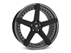 mbDESIGN KV1.3 3-tlg | 20×9 ET25 · 5x112 | schwarz glänzend/grau matt