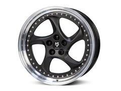 mbDESIGN TURBO Forged 2-tlg | 20×9 ET52 · 5x120 | schwarz stumpfmatt/schwarz glänzend poliert