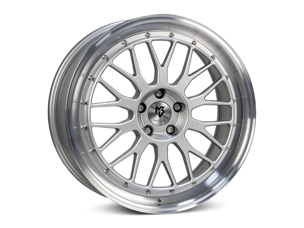 mbDESIGN LV1 | 18×7.5 ET35 · 4x108 | silber glänzend poliert
