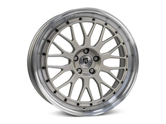 mbDESIGN LV1 | 18×7.5 ET42 · 5x100 | VL weißgold glänzend poliert