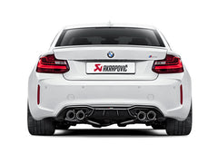 M2 F87 / AKRAPOVIC HECKSCHÜRZE HOCHGLANZ