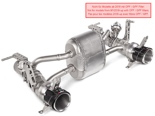488 GTB / 488 Spider 2016-19 / AKRAPOVIC SLIP-ON AUSPUFFANLAGE