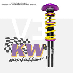 Gepfeffert V3 Gewindefahrwerk – mit Sturzdomlager. Beispielbild, die tatsächliche Ausführung kann abweichen.